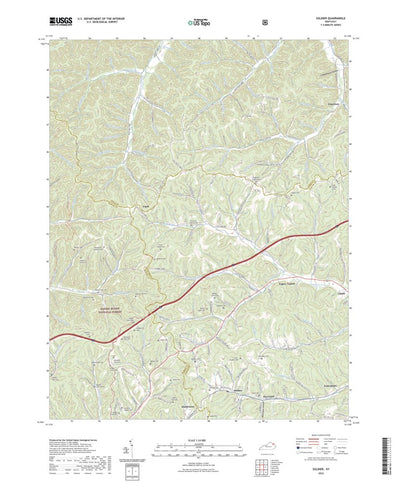 United States Geological Survey Soldier, KY (2022, 24000-Scale) digital map