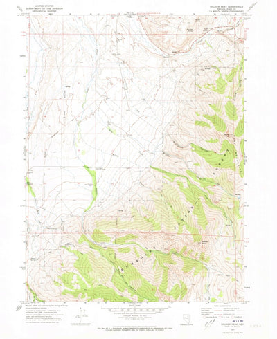 United States Geological Survey Soldier Peak, NV (1970, 24000-Scale) digital map