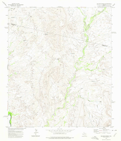 United States Geological Survey Soldier Spring, TX (1972, 24000-Scale) digital map