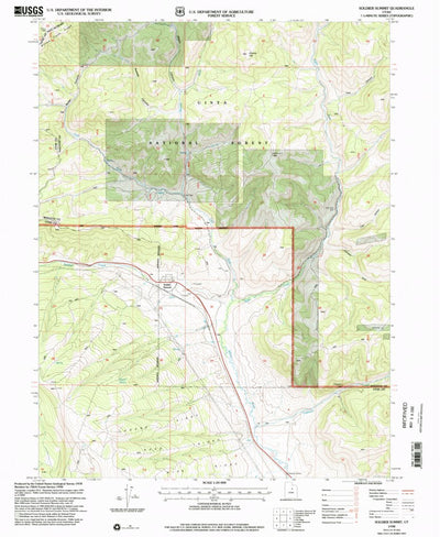 United States Geological Survey Soldier Summit, UT (1998, 24000-Scale) digital map