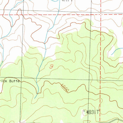 United States Geological Survey Soldiers Cap, OR (1983, 24000-Scale) digital map