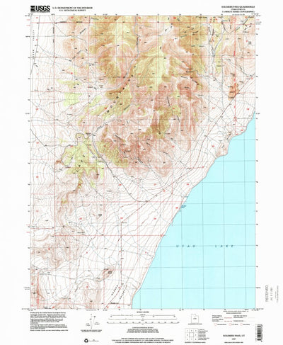 United States Geological Survey Soldiers Pass, UT (1997, 24000-Scale) digital map