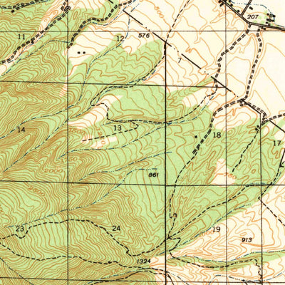 United States Geological Survey Soledad, CA (1940, 62500-Scale) digital map