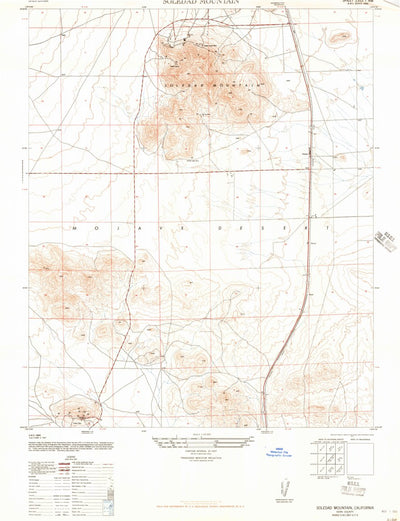 United States Geological Survey Soledad Mountain, CA (1947, 24000-Scale) digital map