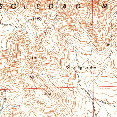 United States Geological Survey Soledad Mountain, CA (1947, 24000-Scale) digital map