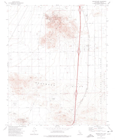 United States Geological Survey Soledad Mountain, CA (1973, 24000-Scale) digital map