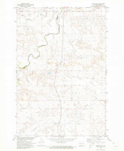 United States Geological Survey Solen SW, ND (1971, 24000-Scale) digital map