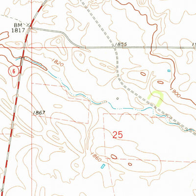 United States Geological Survey Solen SW, ND (1971, 24000-Scale) digital map