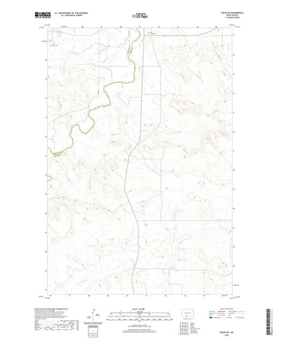 United States Geological Survey Solen SW, ND (2020, 24000-Scale) digital map