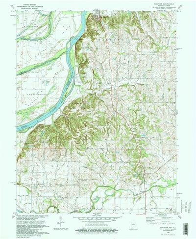 United States Geological Survey Solitude, IN-IL (1981, 24000-Scale) digital map