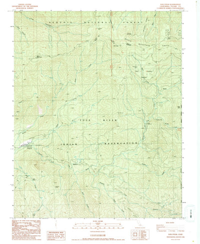 United States Geological Survey Solo Peak, CA (1986, 24000-Scale) digital map