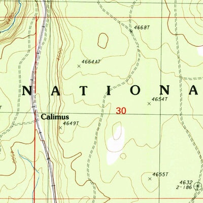 United States Geological Survey Soloman Butte, OR (1988, 24000-Scale) digital map