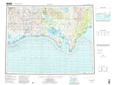 United States Geological Survey Solomon, AK (1950, 250000-Scale) digital map
