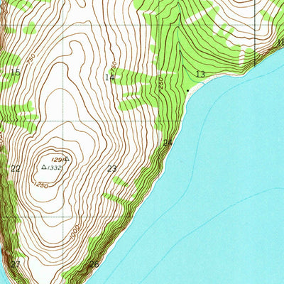 United States Geological Survey Solomon B-2, AK (1950, 63360-Scale) digital map