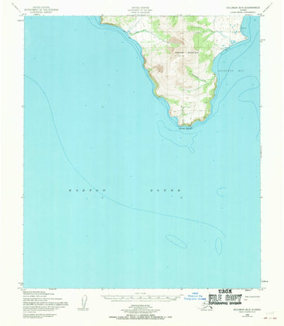 United States Geological Survey Solomon B-3, AK (1950, 63360-Scale) digital map