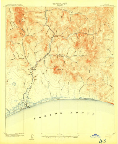 United States Geological Survey Solomon C-5, AK (1907, 62500-Scale) digital map