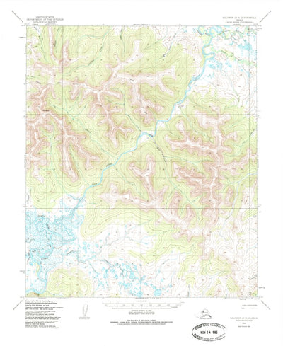 United States Geological Survey Solomon D-3, AK (1950, 63360-Scale) digital map