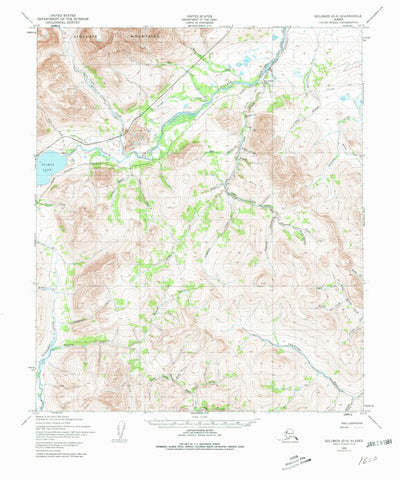 United States Geological Survey Solomon D-6, AK (1950, 63360-Scale) digital map
