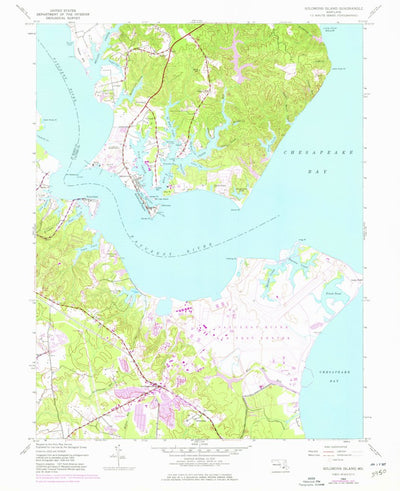 United States Geological Survey Solomons Island, MD (1944, 24000-Scale) digital map