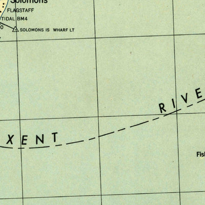 United States Geological Survey Solomons Island, MD (1944, 31680-Scale) digital map