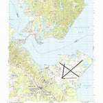 United States Geological Survey Solomons Island, MD (1987, 24000-Scale) digital map