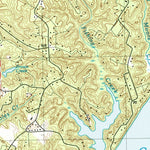 United States Geological Survey Solomons Island, MD (1987, 24000-Scale) digital map