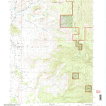 United States Geological Survey Solomons Temple, CA (2001, 24000-Scale) digital map