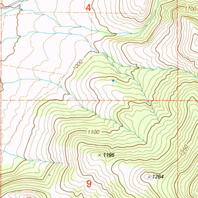 United States Geological Survey Solomons Temple, CA (2001, 24000-Scale) digital map