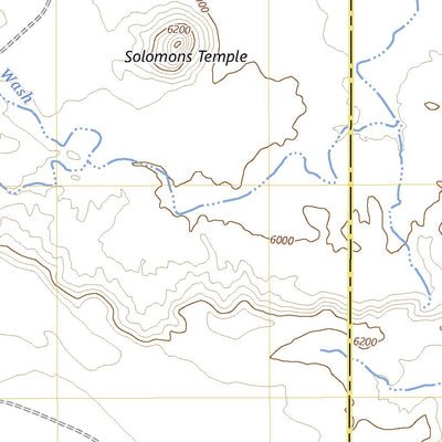 United States Geological Survey Solomons Temple, UT (2023, 24000-Scale) digital map