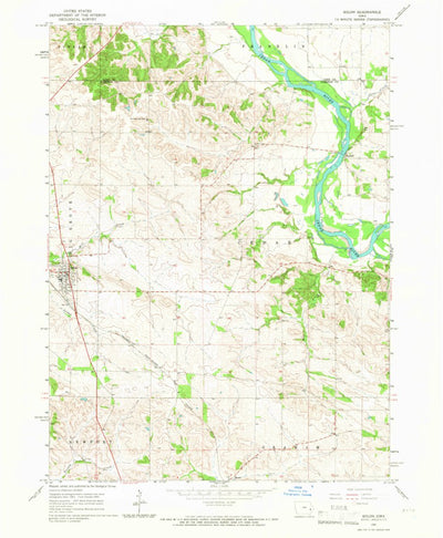 United States Geological Survey Solon, IA (1965, 24000-Scale) digital map