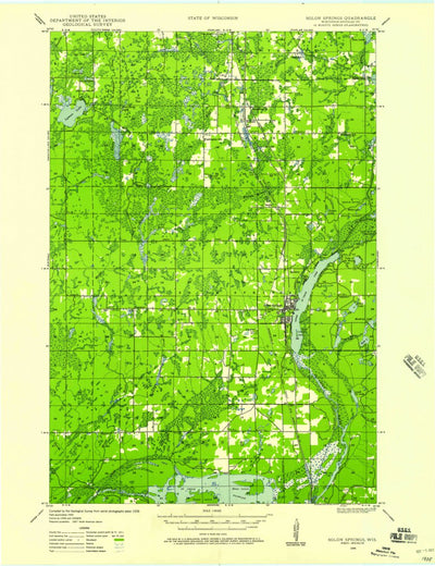 United States Geological Survey Solon Springs, WI (1945, 48000-Scale) digital map