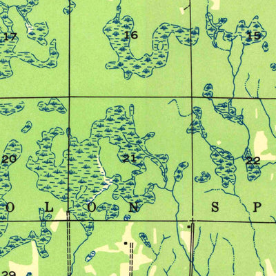 United States Geological Survey Solon Springs, WI (1949, 48000-Scale) digital map