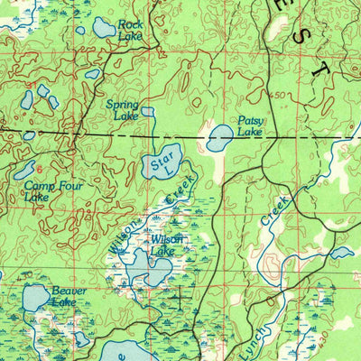 United States Geological Survey Solon Springs, WI (1980, 100000-Scale) digital map