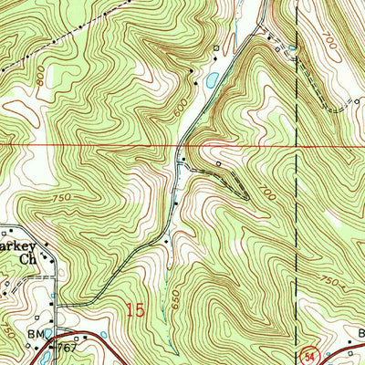 United States Geological Survey Solsberry, IN (1956, 24000-Scale) digital map