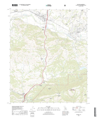United States Geological Survey Solvang, CA (2018, 24000-Scale) digital map