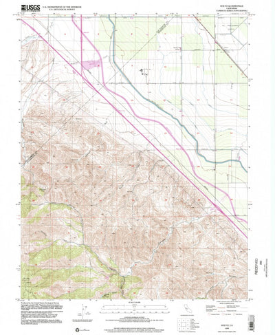 United States Geological Survey Solyo, CA (1999, 24000-Scale) digital map