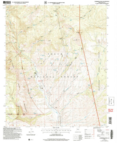 United States Geological Survey Sombrero Peak, AZ (2004, 24000-Scale) digital map