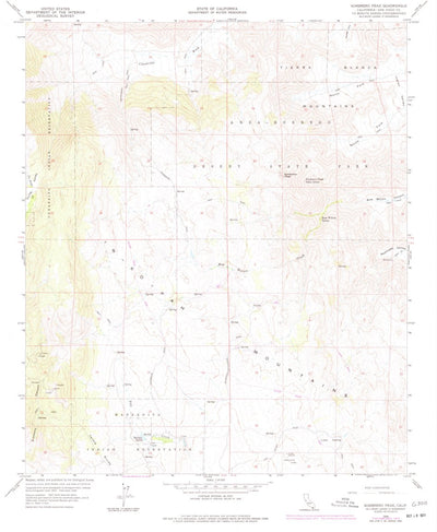 United States Geological Survey Sombrero Peak, CA (1959, 24000-Scale) digital map