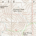 United States Geological Survey Sombrero Peak, CA (1997, 24000-Scale) digital map