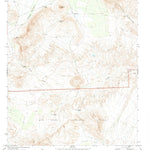 United States Geological Survey Sombrero Peak, TX (1971, 24000-Scale) digital map