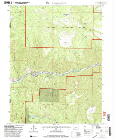 United States Geological Survey Somerset, CO (2001, 24000-Scale) digital map