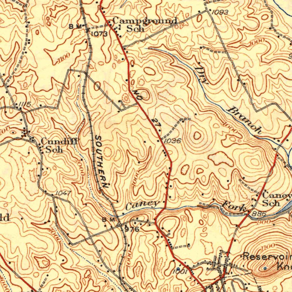 Somerset, KY (1935, 62500Scale) Map by United States Geological Survey