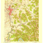United States Geological Survey Somerset, KY (1954, 24000-Scale) digital map