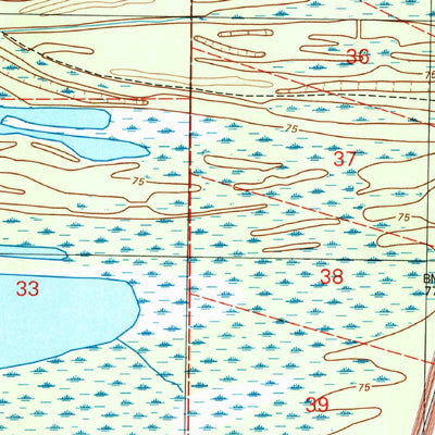 United States Geological Survey Somerset, LA-MS (1994, 24000-Scale) digital map