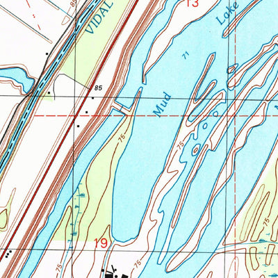 United States Geological Survey Somerset, LA-MS (1994, 24000-Scale) digital map