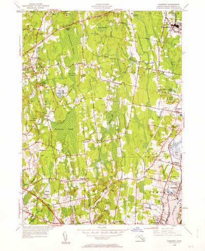 United States Geological Survey Somerset, MA (1948, 24000-Scale) digital map
