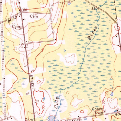United States Geological Survey Somerset, MA (1967, 24000-Scale) digital map