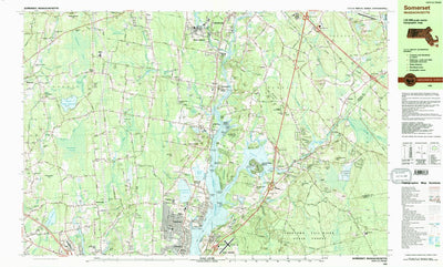 United States Geological Survey Somerset, MA (1985, 25000-Scale) digital map