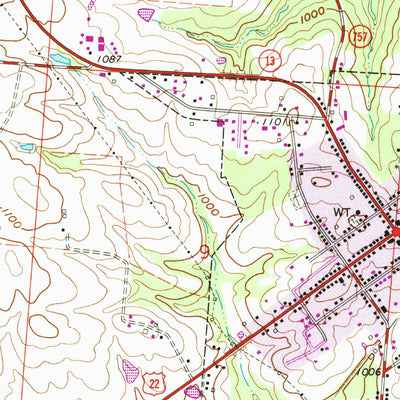 United States Geological Survey Somerset, OH (1961, 24000-Scale) digital map