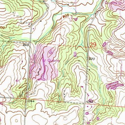 United States Geological Survey Somerset, OH (1961, 24000-Scale) digital map